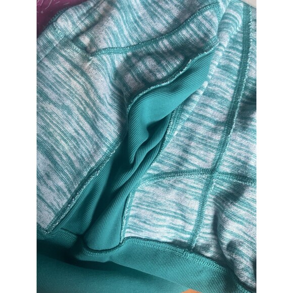 Zella Womens Scuba Hoodie Jacket Slim Size Medium Full Zip Space Dye Thumb Hole. - Picture 10 of 13